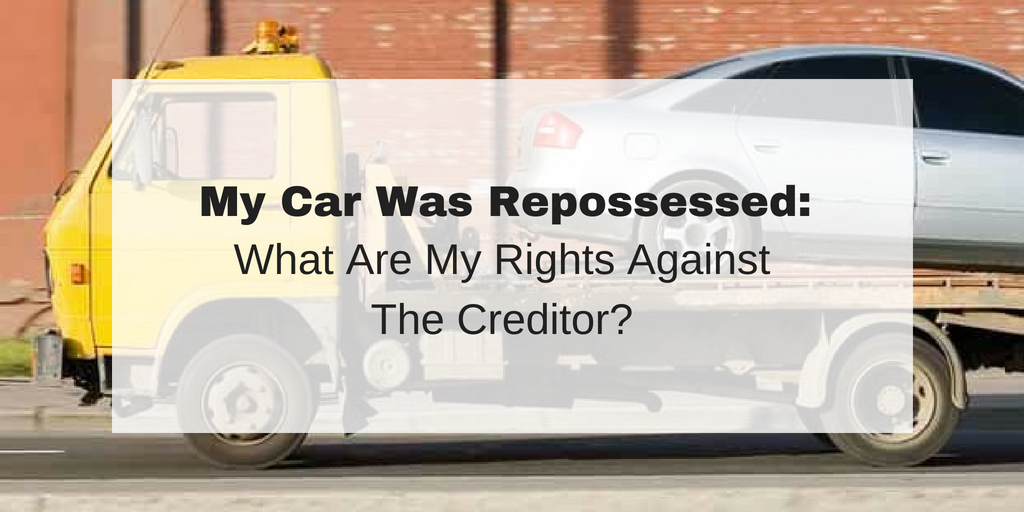 my car was repossessed